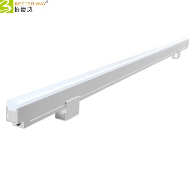 Linear Bar Light RGBW Pixel Pmma Milky Cover Facade Lighting Slim Design Outdoorbuilding Linearbar RGB On/off