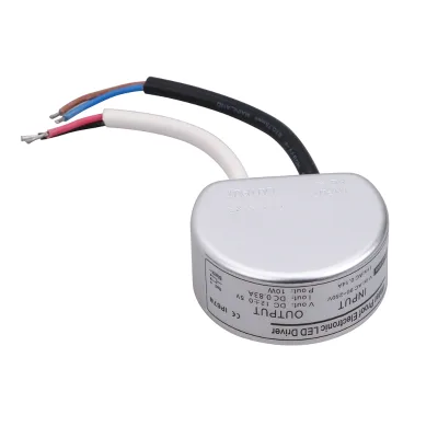 IP67 Electronic Led Power Driver DC12V 24V 10W 830ma Small Round Waterproof Led Driver