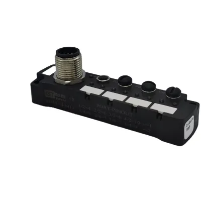 Source Manufacturer Customized M5 Ip67 Distribution Box Small Space Circular Connectors with Main Power Ip67