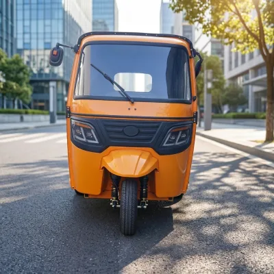 High Load Capacity Electric Auto Rickshaw Tuktuk for Commercial Passenger Taxi and Short Haul Transit