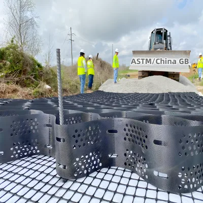 1.0mm 1.5mm Thickness HDPE Geocell for Retaining Wall Gravel Prevent Loss Water and Soil Erosion