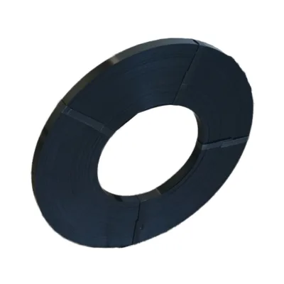All Purpose Black Painted Steel Strapping for General Warehouse and Logistics Use