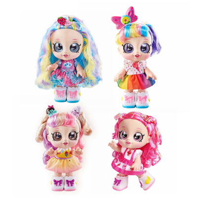 12 Inch Fashion Baby Silicone Doll Dessert Girl Doll with Doll House Accessories for Kids Girls Pretend Play Preschool Toys