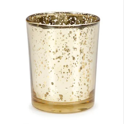 Wedding Decorations Gold Electroplate Candle Cup Holder