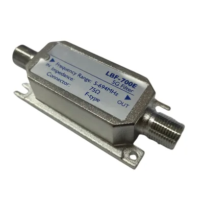 Female to Female Connector Small Size Lightweight 5-694MHz Anti-interference 4G 5G Low Band Pass Antenna CATV LPF LTE Filter