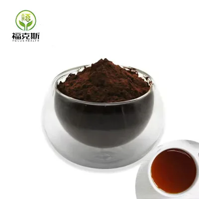 Hot Selling Healthy Instant Ripe Puer Tea Powder Natural Dark Tea Extract Bulk for Milk Tea Solid Drink Production