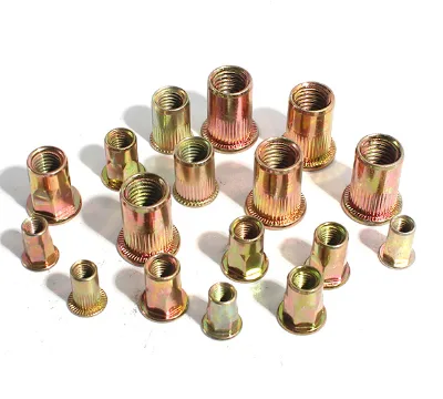 Wholesale Zinc Plated Steel Inch Rivet Nut UNC UNF 1/4 5/16 3/8 American Standard ANSI OEM ODM Factory Direct