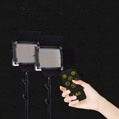E-reise 2 Set 3200K/5500K Photography Photo Lighting Studio Panel Lamp Led Video Light With Tripod