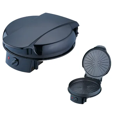 Non-stick Automatic Electric Pizza Maker With 90 Degree Opening Pizza Maker Home Use