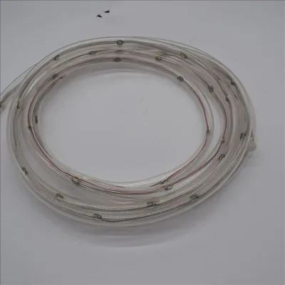 5m X DC5V 2cm/2.5cm/3cm/5cm/10cm Pitch WS2811 LED Pebble Pixel String Light With 8mm PVC Tube RGB Addressable Full Color
