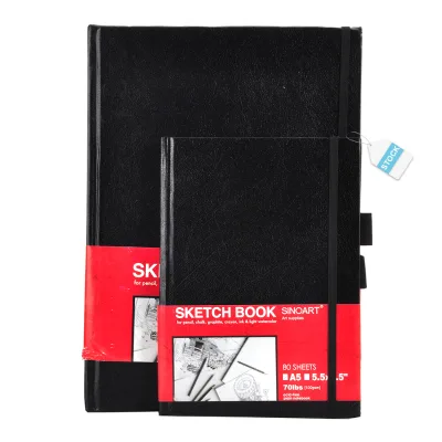 SINOART in Stock 8.5X11" Sketch Pad 80 Sheets Drawing Notebook Sketchbook for Drawing