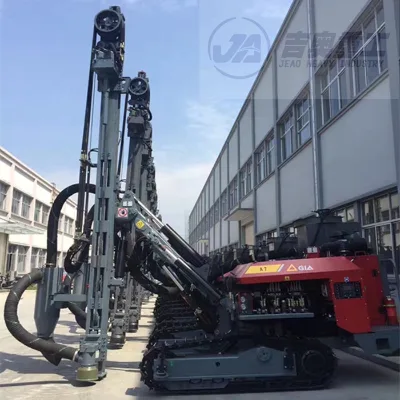 China Sales Portable Hydraulic DTH Drilling Rig with Dust Collector for Rock Drilling/mining Drilling Rig