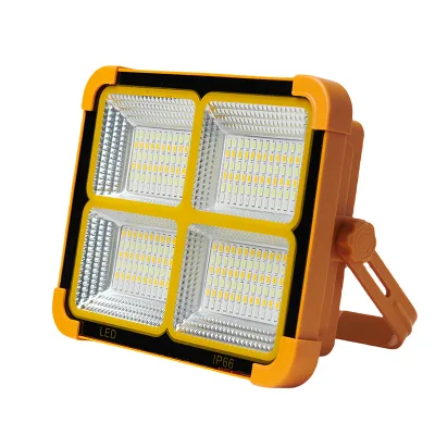 Solar Lithium Ion LED Outdoor Light Street Stall Night Market Emergency Camping Use-Rechargeable Power Outage Backup Large