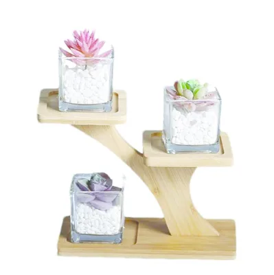 Multi-tiered Plant Stand 3 Tiers Succulent Pots Planter Display Rack Balcony Potted Flower Rack Shelf Indoor Outdoor Decoration