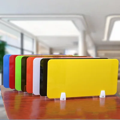 Good Service Color Customized Long Life Panel Acrylic Acoustic Desk Screen for Restaurant Hotel Use