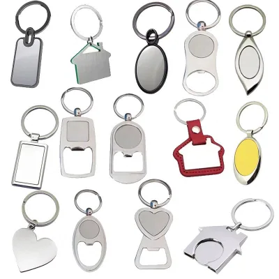 Keychain Finland Heart Shaped Logo Name Metal Souvenir Blank Promotion Metal Gift Keychain With Bottle Opener