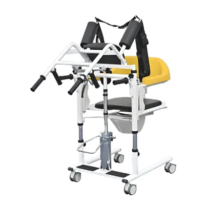 Portable Hydraulic Patient Lift Shifting Machine High Carbon Steel Handicapped Elderly Patient Mover Mobile Hydraulic Lift Shift
