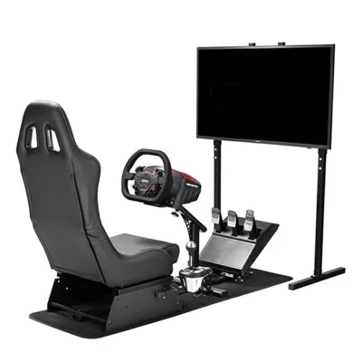 Factory Custom Indoor Sports Simulator Bucket Seats Driving Game Sim Racing Stand Folding Seat for PC VR Gaming
