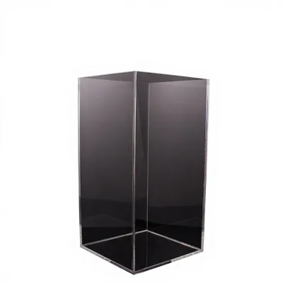 HOOKEI Custom-Made Clear Acrylic/PETG Box for Retail Store Display and Cosmetic Organizer Merchandising