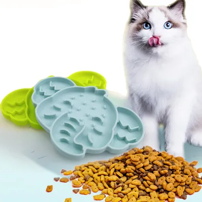Wholesale High Quality Silicone Pet Food Bowl Slow Food Plate in Elephant-Shaped Design Automatic Feature to Prevent Pet Choking