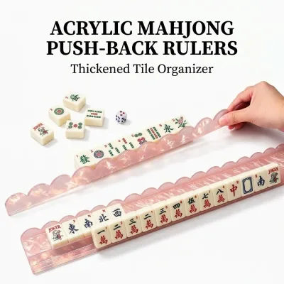 For Acrylic Mahjong Pusher with Detachable Portable Magnetic Design Enhances Gaming Experience