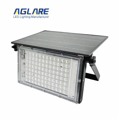 Auto Solar System Foldable Charge Panel Rechargeable Slim Aluminum 30W 50W 100W Solar Lighting Garden Flood Light