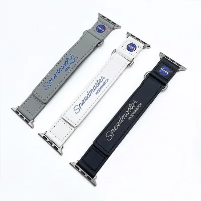 EASILIFE In-stock Custom Printed Watch Bands Smart Sport Leather Watch Bracelet with Hook and Loop Series Se 7 6 5 4 3 2 1