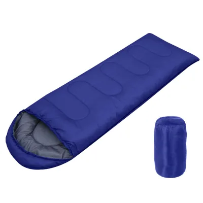 Outdoor Camping Mummy Child 1.8KG Lightweight Hooded Sleeping Bag Portable Thickened Bed Can Spend the Night Outdoors at 5
