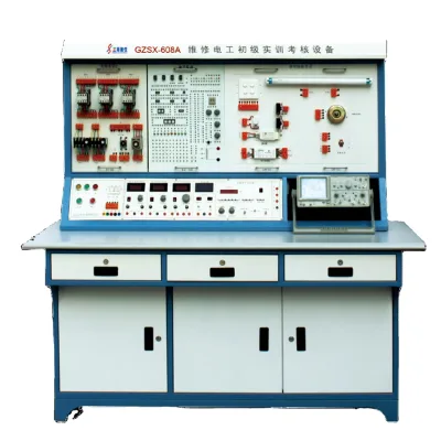 Sanxiang GZSX-608A ISO9001 Certified Electrician Maintenance Practical Training Assessment Equipment Wooden Box Packaging 1 Year
