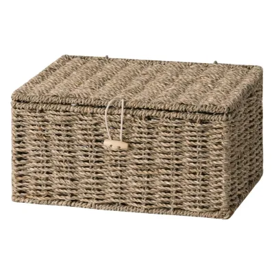 Best quality Seagrass Wicker Baskets for Storage Handwoven Wicker Baskets for Shelves Pantry Baskets Organization and Storage