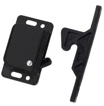 Manual Plastic Spring Cabinet Door Buckle with Lock Drawer Automatic Opening Modern Simplicity Design Model Hardware Tool