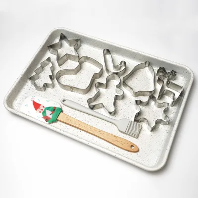 Cookie Cutter Non-stick Baking Pan Set for Christmas Accessories