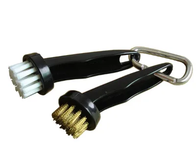 Factory Price Forever FGBR-06 Portable Plastic Golf Brush Set with 6 Pieces for Golf Club Head Cleaning Featuring Metal Hook