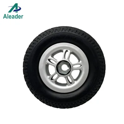 8 Inch PU Trailing Wheels for Electric Wheelchairs Durable Rotational Molding for Enhanced Comfort and Performance
