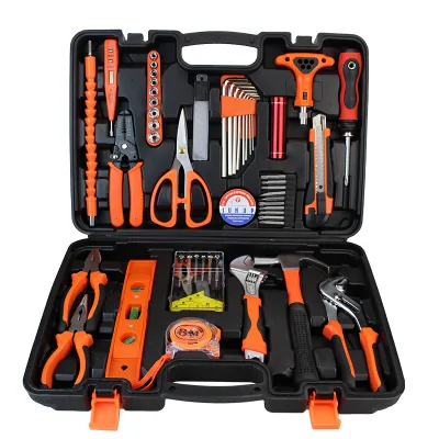 52PCS Repair Hardware Tool Set with Wrench Hammer Screwdriver