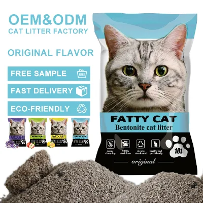Manufacturer-Owned Brand Eco-Friendly Mineral Cat Litter Fragrant Lavender Direct from Factory