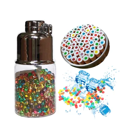 Customized Flavoured Smoking Cigarette Filters With Capsules Cotton Cores