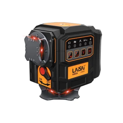 Laisai Laser Level LSG6656 12 Line Infrared Red High Precision +/-1.5mm/5m Accuracy 1 Year Warranty Strong Light Brick Wall