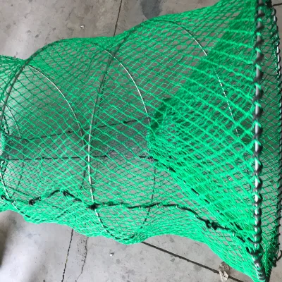 70cm X105cm Foldable Spring Trap Eel Trap Fish Cage Trap With Escapes