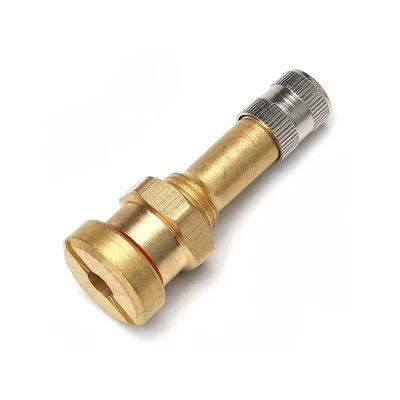 Brass Tubeless Clamp in Tire Valve V3-20-1 For Truck and Bus -9.7 Rim hole