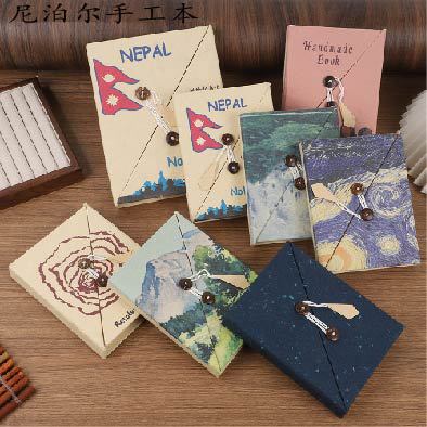 Handmade Notebook Crafts Gifts Blank Hand Book Handmade Paper Thickened High Value.
