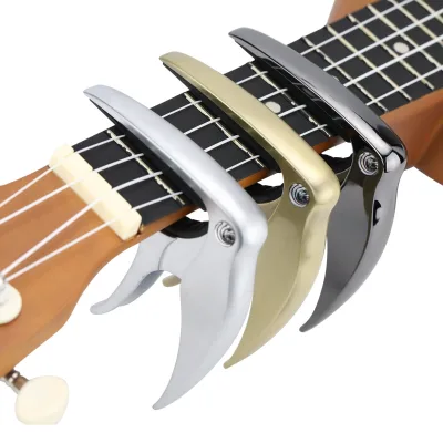 High Quality Aluminium Alloy Metal New Guitar Capo Quick Change Clamp Key Acoustic for Tone Adjusting
