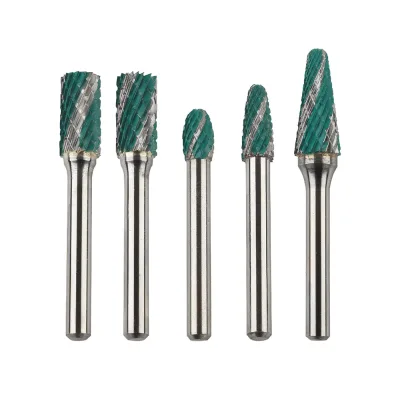 Durable Rotary Tool Flute Tungsten Carbide Rotary Cutter Coarse Fine Teeth Mixed Teeth Carbide Burr