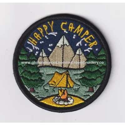 Embroidered patches, Circle patches #EMB001