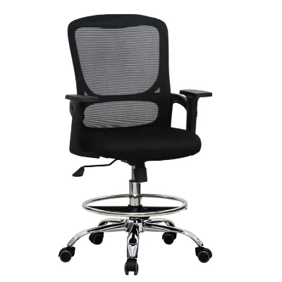 Wholesale Drafting Chair Height Adjustable Bar Chair Swivel Chair with Foot Ring
