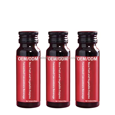 Rose Fruit and Vegetable Enzyme Fermented Concentrate Beverage for Beneficial for Gastrointestinal Digestion