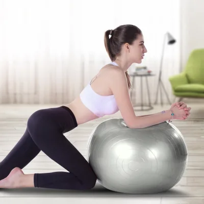 Custom Sized Anti Burst Balance Exercise Ball with Hand Pump PVC GYM Yoga Ball