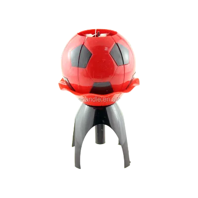 Novelties Blooming Football World Football Cup Happy Birthday Music Candle With Music for Parties