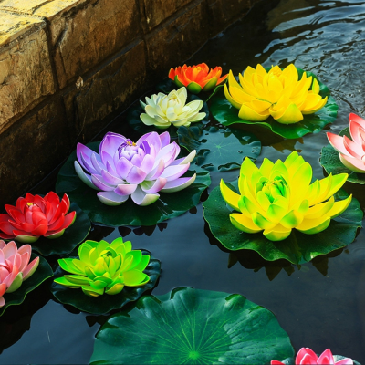 EVA Water Lily (M) Floating Lotus Artificial Flowers Decorative Flower