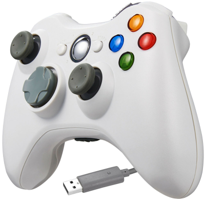 Wholesale New Replacement Parts Free Box Wired USB Remote Game Controller Gamepad for XBOX 360 and PC
